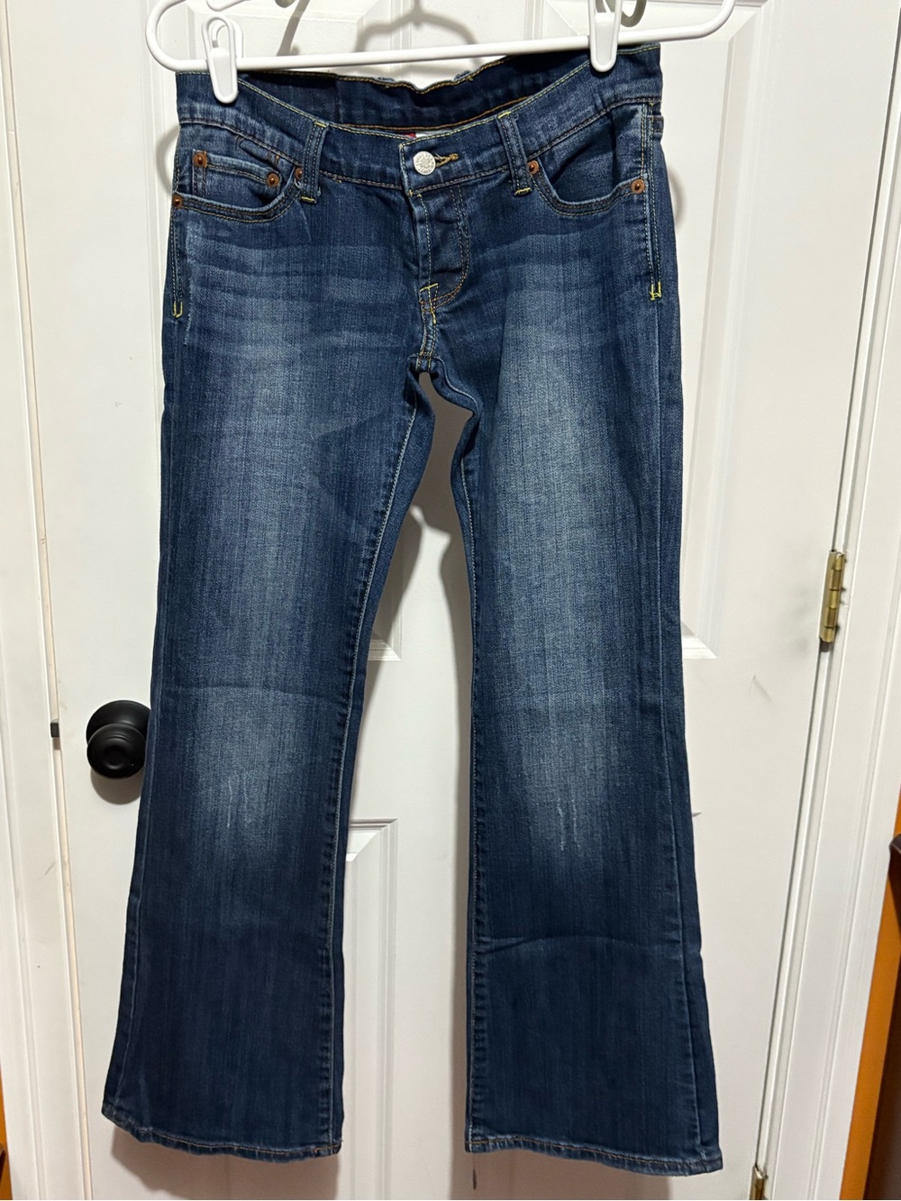 Lucky Brand Dark Wash Wide Leg Jeans